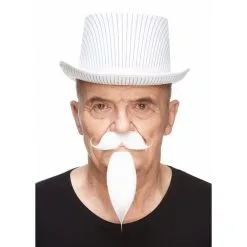 Moustache Mousquetaire - Blanche (026)