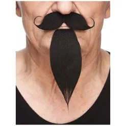 Moustache Mousquetaire - Noire (026) -Perruque Soldes moustache mousquetaire 026 noir 1