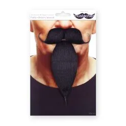 Moustache Mousquetaire - Noire (026) -Perruque Soldes moustache mousquetaire 026 noir 2