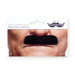 Moustache Officier - Noire (006) -Perruque Soldes moustache officier 006 noir 1