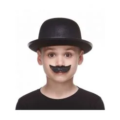 Moustache Petites Pointes Enfant - Noire (S009)