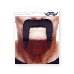 Moustache Pirate - Noire (022) -Perruque Soldes moustache pirate 022 noir 2
