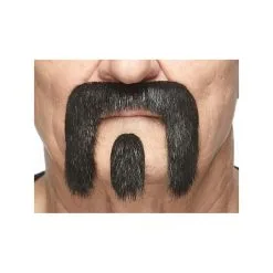 Moustache Seventies - Noire (025) -Perruque Soldes moustache seventies 025 noir 1
