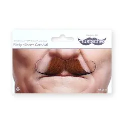 Moustache Super Dandy - Brun/roux (008) -Perruque Soldes moustache super dandy 008 brun roux 2