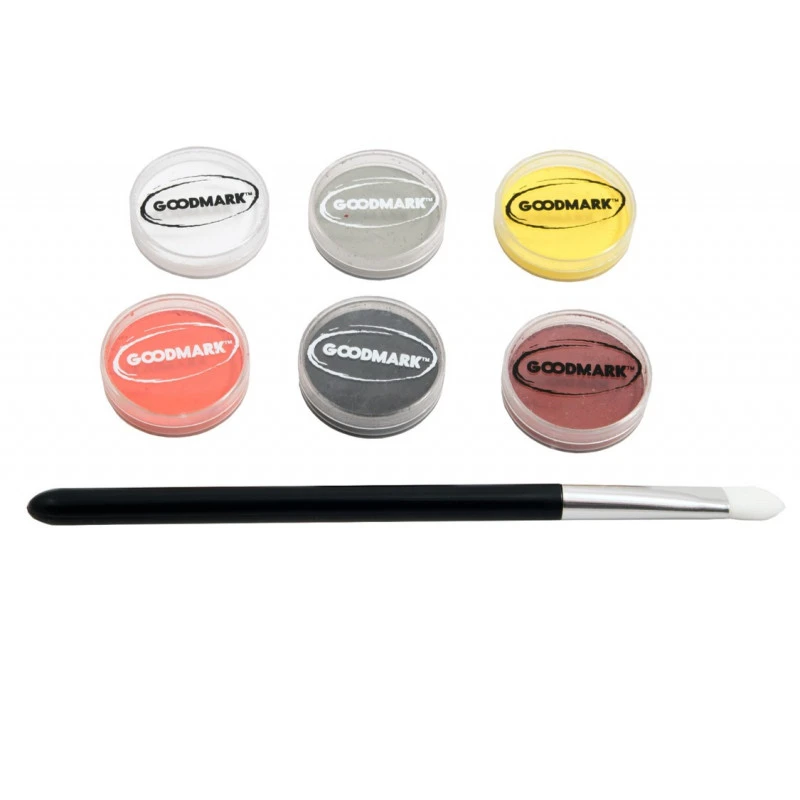 Palette De 6 Pots De 4gr + 1 Pinceau 4 Palette De 6 Pots De 4gr + 1 Pinceau – Image 2