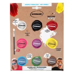 Palette De 9 Pots De 4gr + 1 Pinceau