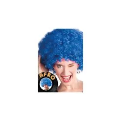 Perruque Afro - Bleu -Perruque Soldes perruque afro bleu 2