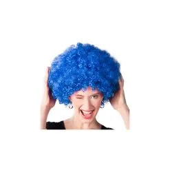 Perruque Afro - Bleu