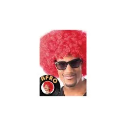 Perruque Afro - Rouge -Perruque Soldes perruque afro rouge 2