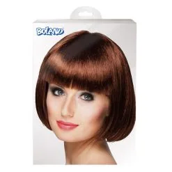 Perruque Cabaret - Chocolat -Perruque Soldes perruque cabaret brun chocolat 2