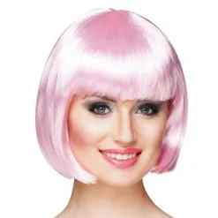 Perruque Cabaret - Rose Clair