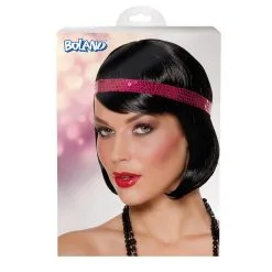 Perruque Charleston Avec Bandeau -Perruque Soldes perruque charleston avec bandeau 2