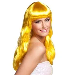 Perruque Chic - Jaune DESTOCKAGE
