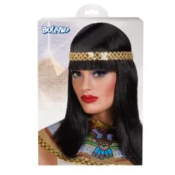 Perruque Cleopatre Avec Bandeau -Perruque Soldes perruque cleopatre avec bandeau 2