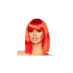 Perruque Dance Rouge Neon