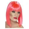 Perruque Glam, Rose Fluo, Cheveux Courts , Dégradés Avec Frange -Perruque Soldes perruque glam rose fluo cheveux courts degrades avec frange