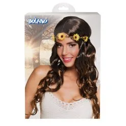 Perruque Joy Noir/brun Avec Bandeau -Perruque Soldes perruque joy noir brun avec bandeau 2