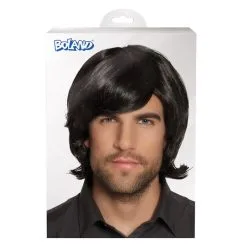 Perruque Spike - Noire -Perruque Soldes perruque spike noir 2