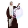 Perruque Wizard Magicien Avec Barbe -Perruque Soldes perruque wizard avec barbe