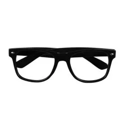 Set 4 Montures Noires Party Lunette (lunette Sans Verre) DESTOCKAGE -Perruque Soldes set 4 lunettes party noir lunette sans verre 1