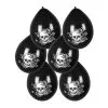 Set 6 Ballons DAY OF THE DEAD 25 Cm -Perruque Soldes set 6 ballons day of the dead 25 cm