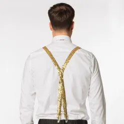 Set D'accessoires Or (lunettes Party. Noeud Papillon Et Bretelles) 7 Set D'accessoires Or (lunettes Party. Noeud Papillon Et Bretelles) -Perruque Soldes set d accessoires or lunettes party no eud papillon et bretelles 2