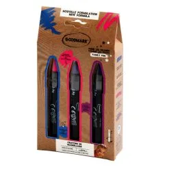 Kit De 3 Crayons 2.8g - Bleu - Rose - Violet -Perruque Soldes set de 3 crayons 28gr bleu rose v iolet 2
