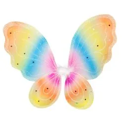 Set Fée Arc-en-ciel (ailes Et Jupon) -Perruque Soldes set fee arc en ciel ailes et jupon 2